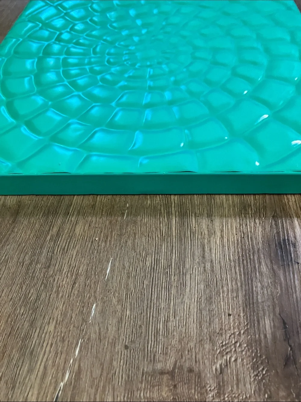 Turquoise Textured Decorative Tile Panel
